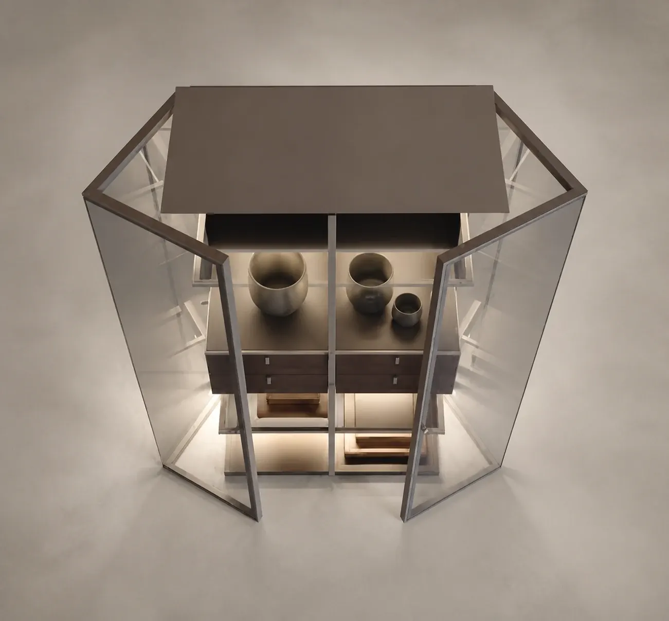 Stillwater display cabinet construction detail