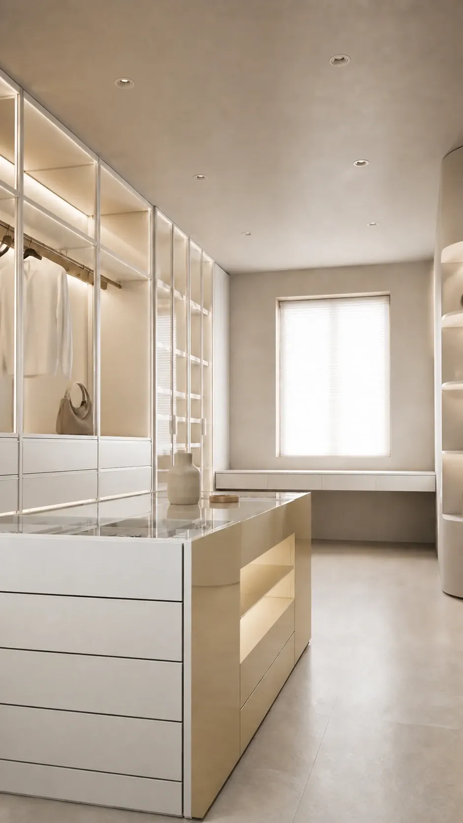The dressing room cabinet application from the SHUOERMEI manual